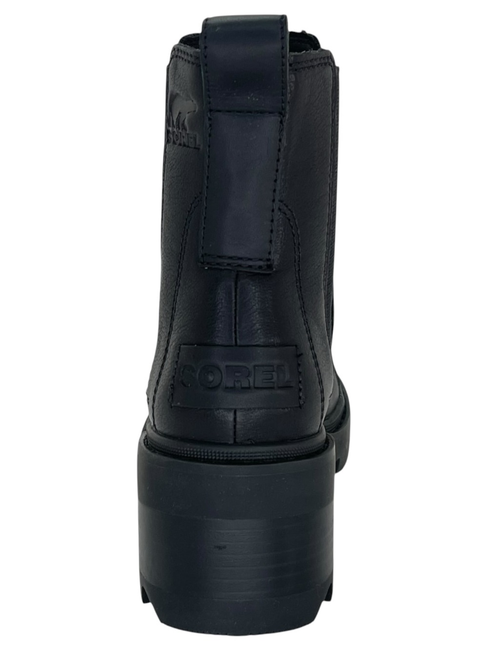 Sorel Joan Now Black Leather Waterproof Womens Chelsea Ankle Boots Size 5M - Picture 4 of 13